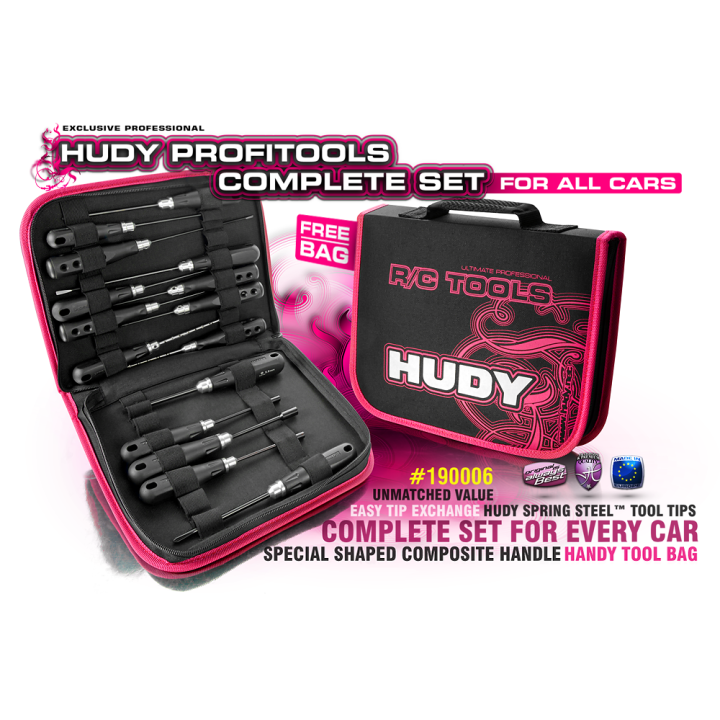Set outils + trousse PROFITOOL - HUDY - 190006